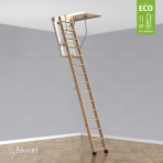 Лестница на чердак Bukwood Eco Long (чердачная лестница) 110*80