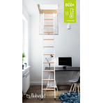 Чердачная лестница Bukwood ECO+ Metal Standard 120х90