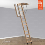 Чердачная лестница Bukwood DOUBLE LUXE Standard 120х70