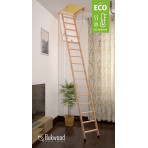 Чердачная лестница складная с крышкой люка Bukwood ECO Long (Горищні сходи) 120*60