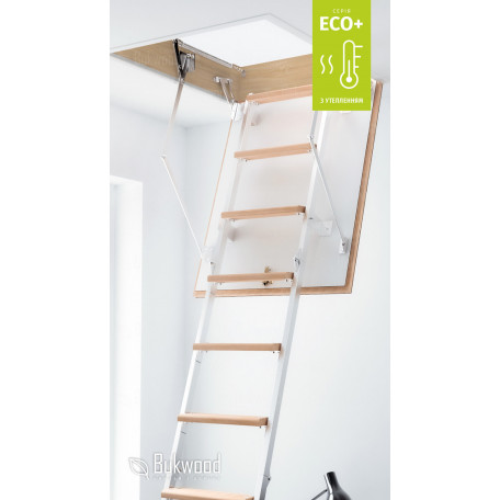 Чердачная лестница Bukwood ECO+ Metal Mini 90х60