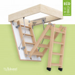 Лестница на чердак, люк без утепления Bukwood ECO Standard (Драбина на горище) 130*60