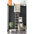 Чердачная лестница Bukwood Luxe Metal Mini 90x60, 90x70, 90x80, 90x90, 100x60, 100x70, 100x80, 100x90