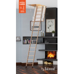 Чердачная лестница Bukwood DOUBLE LUXE Long высота 340 см 130х70