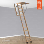 Чердачная лестница Bukwood DOUBLE LUXE Mini 100х90
