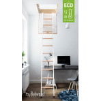 Чердачная лестница  Bukwood ECO Metal Standard (Горищні сходи) 110*70