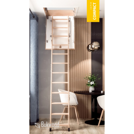 Чердачная лестница Bukwood Compact Mini 90*90