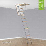 Чердачная лестница Bukwood Eco Metal 110*80