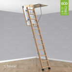 Люк на чердак с лестницей Bukwood ECO Mini (Люк на горище)