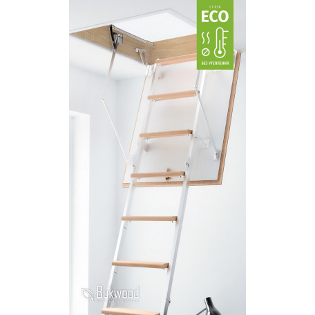 Чердачная лестница  Bukwood ECO Metal Mini (Горищні сходи) 100x80