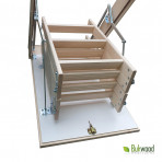 Буковая чердачная лестница  Bukwood Compact ST 120x70