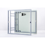 Нажимной потайной люк под плитку с регулировкой петли Хатні Люки 50х100 см